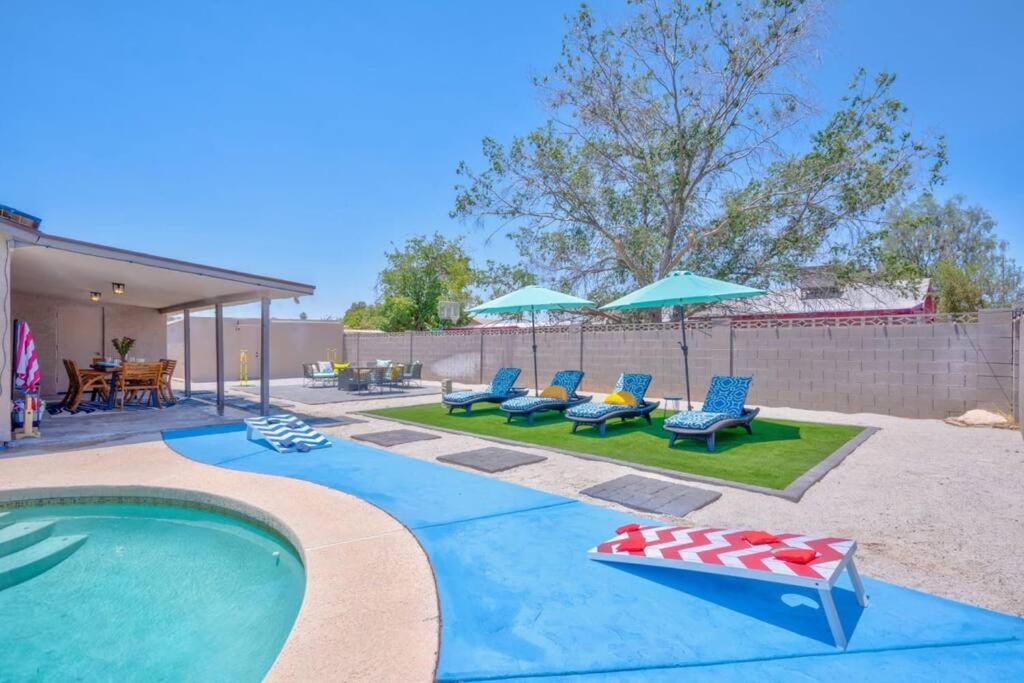 הוילה פיניקס Fab Phx Getaway W/ Pool & Fire Pit מראה חיצוני תמונה